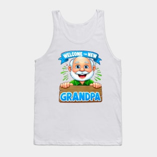 Promoted To Grandpa Tank Top